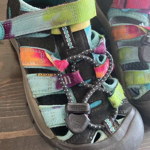 Keen Kids Hiking Outdoor Multi Coloured Sandals Size 12 - Picture 8 of 9